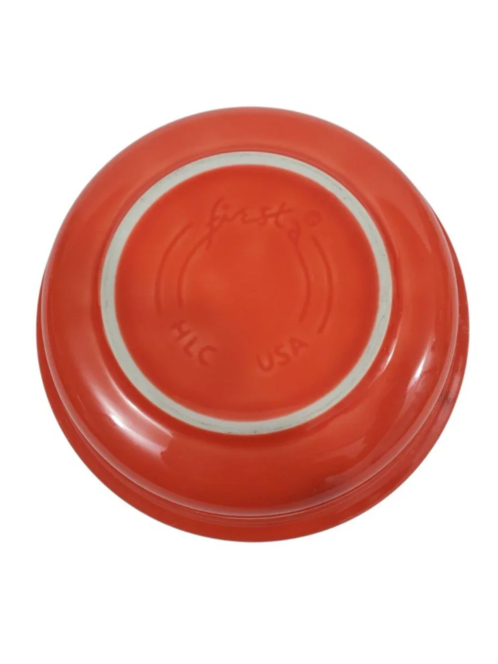 Vtg Fiesta HLC Red Flamingo Bowl 7
